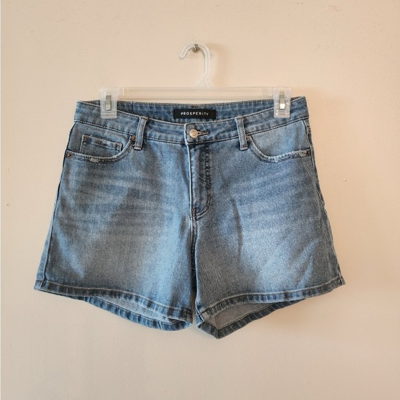 Prosperity Pants - Prosperity Womens Shorts 30 Blue Denim straight jeans